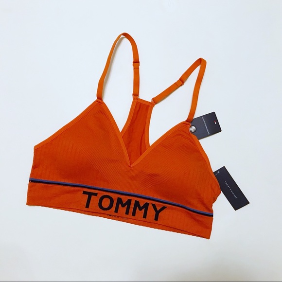 ✖️SOLD✖️Tommy Hilfiger Racerback Ribbed Bralette M - Picture 4 of 4